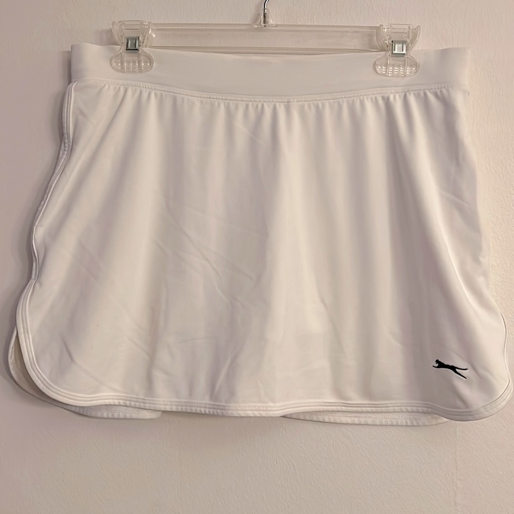 Slazenger Classic White Mini Skirt